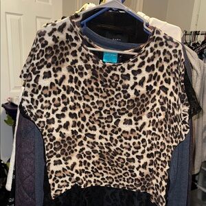 Leopard Print Short Sleeve Tee